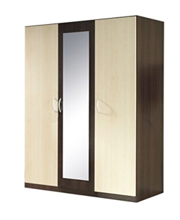 Drehtürenschrank / Kleiderschrank "Pogoni" - Abmessungen: 151 x 195 x 60 cm (B x H x T) -